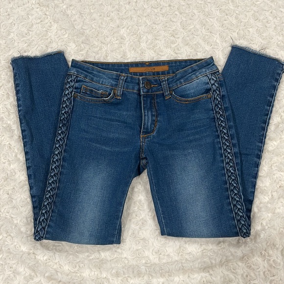 JOE’S Raw Hem Ankle Skinny Jeans kids size 12. In excellent used condition. - Picture 6 of 11